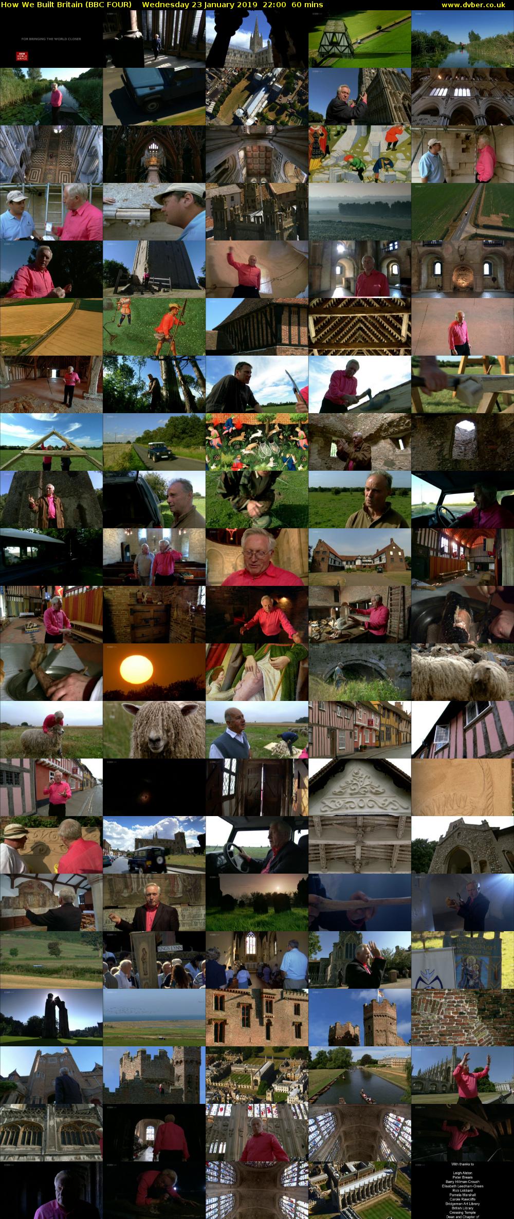 How We Built Britain (BBC FOUR) Wednesday 23 January 2019 22:00 - 23:00