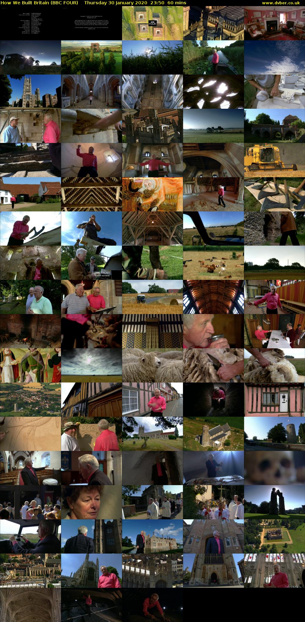 How We Built Britain (BBC FOUR) Thursday 30 January 2020 23:50 - 00:50
