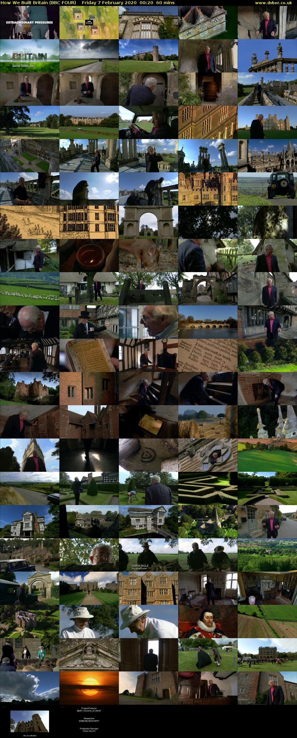 How We Built Britain (BBC FOUR) Friday 7 February 2020 00:20 - 01:20