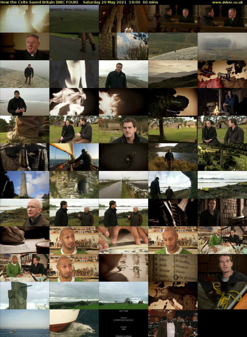 How the Celts Saved Britain (BBC FOUR) Saturday 29 May 2021 19:00 - 20:00