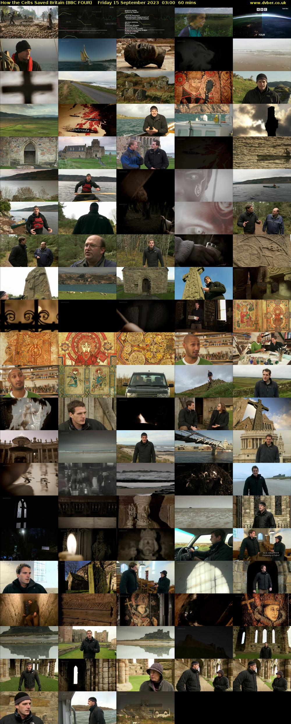How the Celts Saved Britain (BBC FOUR) Friday 15 September 2023 03:00 - 04:00
