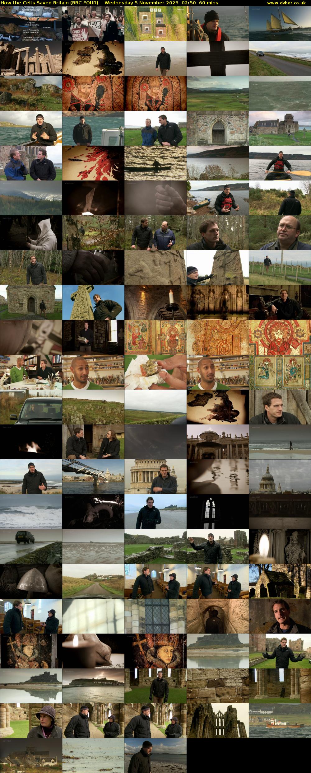How the Celts Saved Britain (BBC FOUR) Wednesday 5 November 2025 02:50 - 03:50