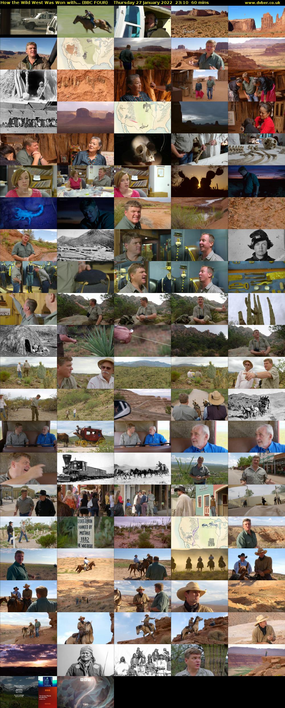 How the Wild West Was Won with... (BBC FOUR) Thursday 27 January 2022 23:10 - 00:10
