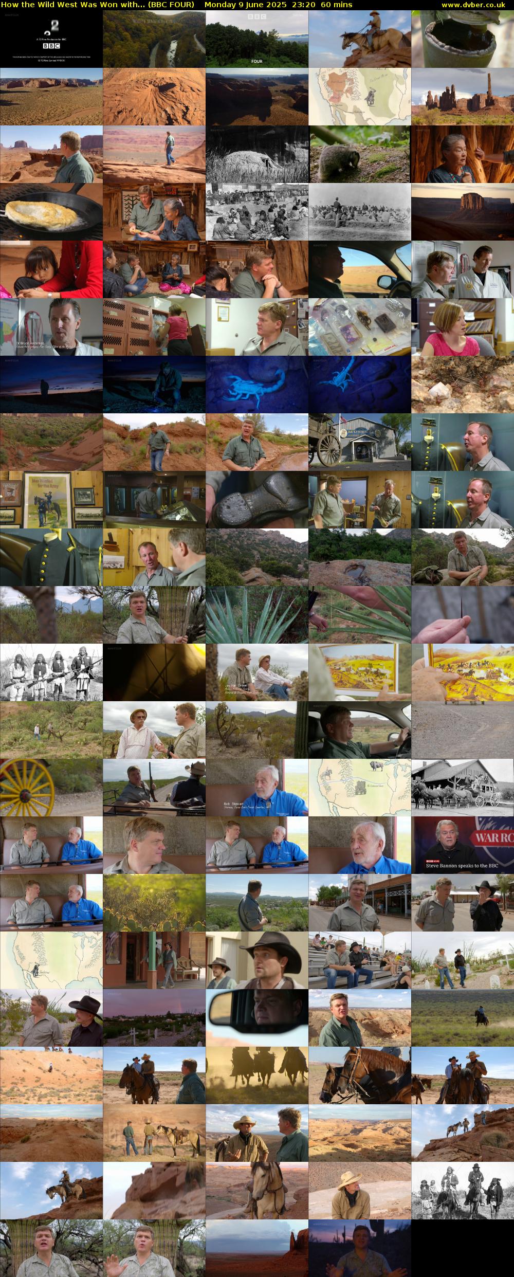 How the Wild West Was Won with... (BBC FOUR) Monday 9 June 2025 23:20 - 00:20