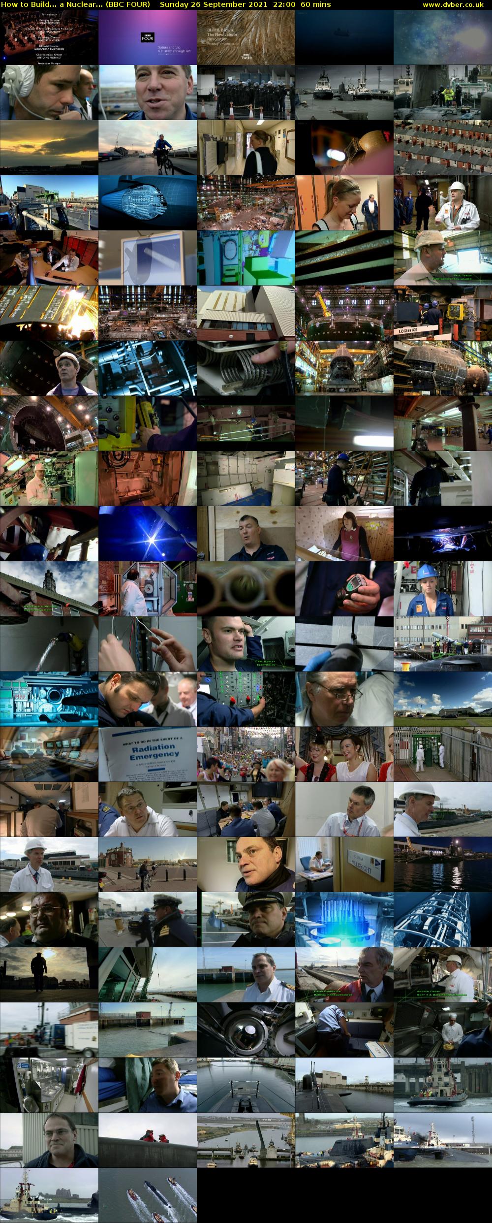 How to Build... a Nuclear... (BBC FOUR) Sunday 26 September 2021 22:00 - 23:00