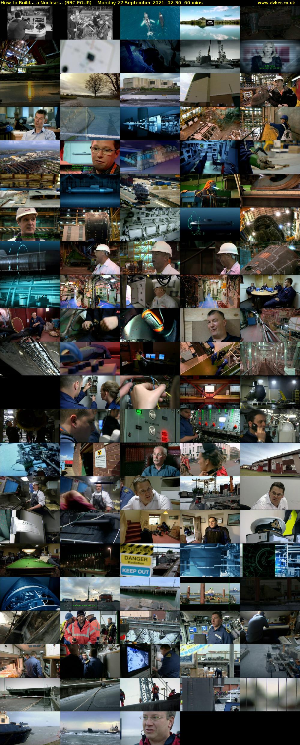 How to Build... a Nuclear... (BBC FOUR) Monday 27 September 2021 02:30 - 03:30