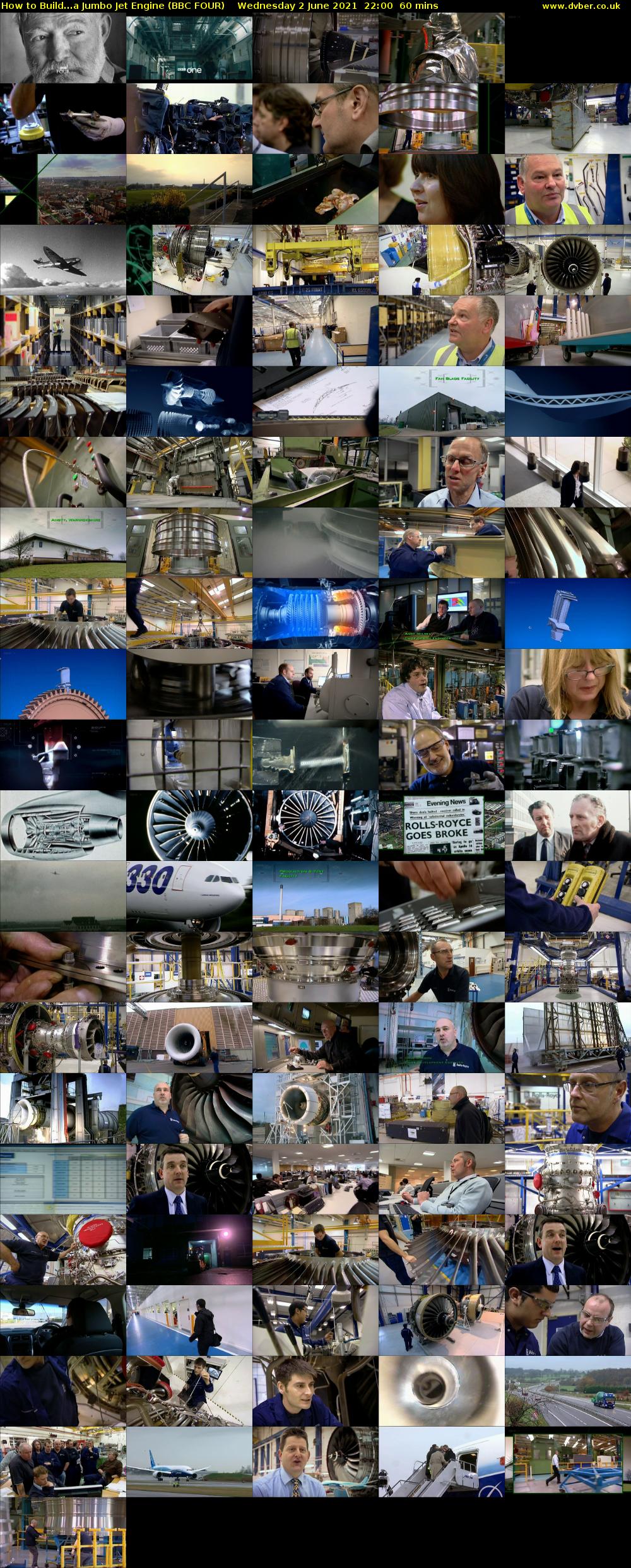 How to Build...a Jumbo Jet Engine (BBC FOUR) Wednesday 2 June 2021 22:00 - 23:00