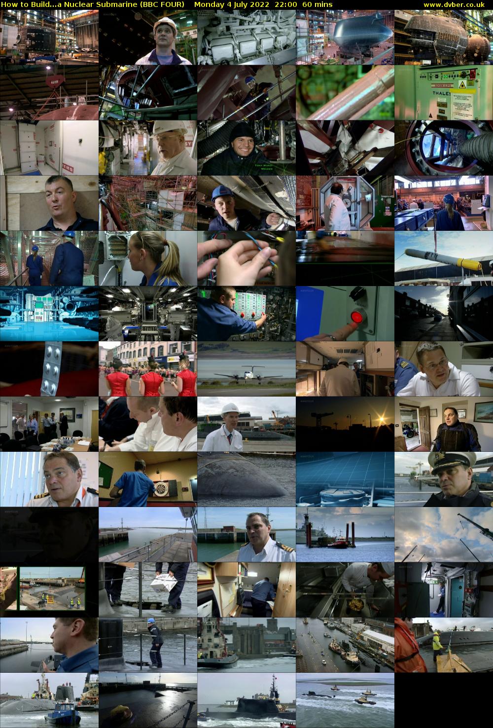 How to Build...a Nuclear Submarine (BBC FOUR) Monday 4 July 2022 22:00 - 23:00