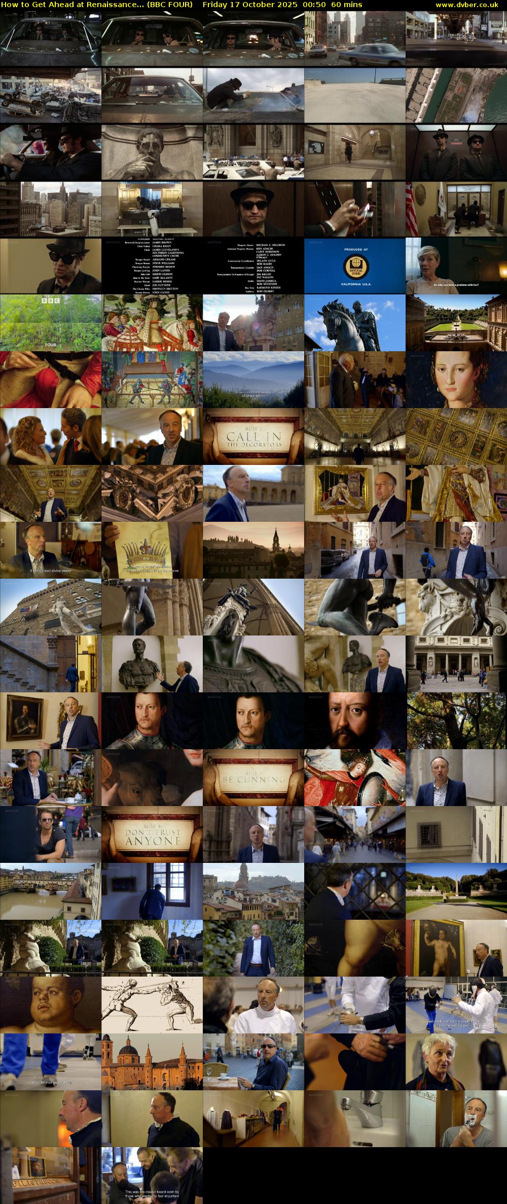 How to Get Ahead at Renaissance... (BBC FOUR) Friday 17 October 2025 00:50 - 01:50