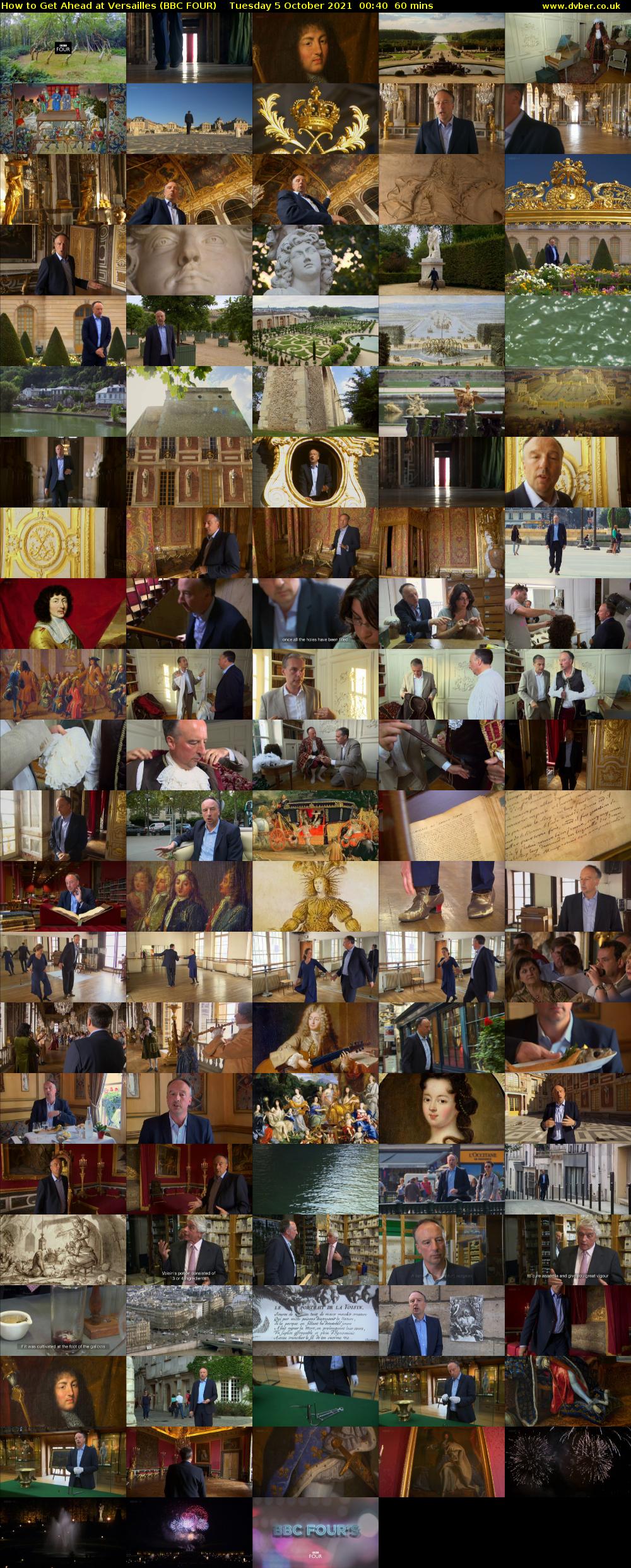 How to Get Ahead at Versailles (BBC FOUR) Tuesday 5 October 2021 00:40 - 01:40