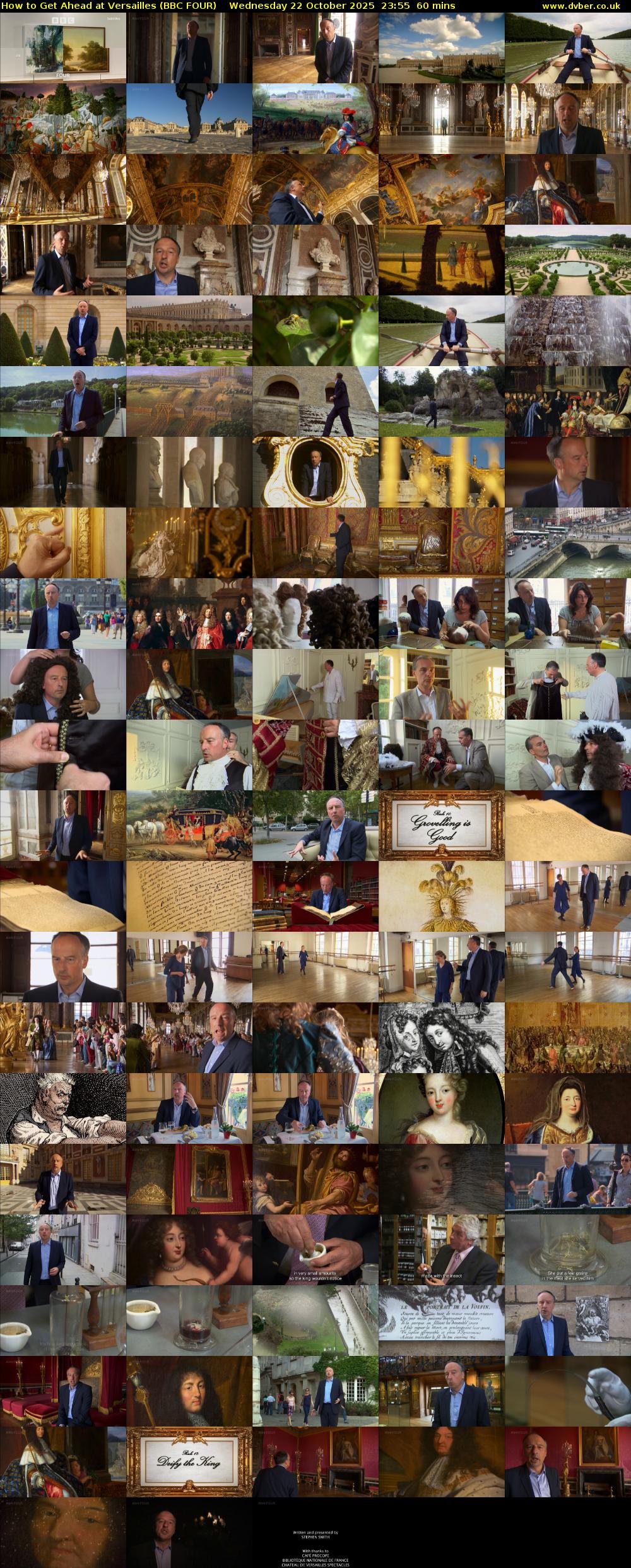 How to Get Ahead at Versailles (BBC FOUR) Wednesday 22 October 2025 23:55 - 00:55