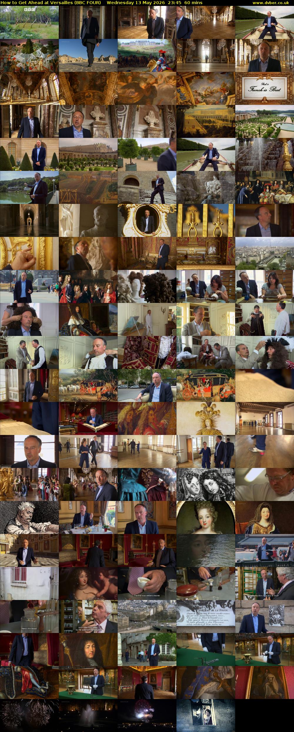 How to Get Ahead at Versailles (BBC FOUR) Wednesday 13 May 2026 23:45 - 00:45