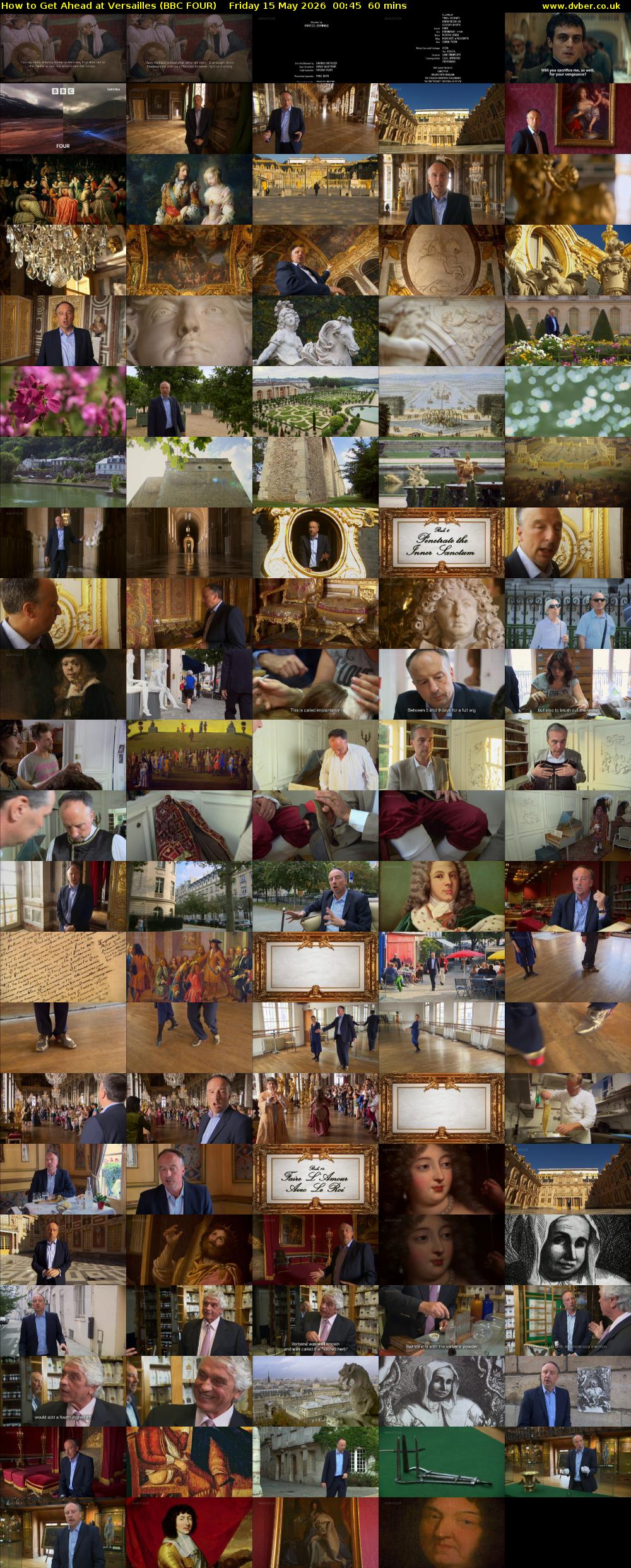 How to Get Ahead at Versailles (BBC FOUR) Friday 15 May 2026 00:45 - 01:45