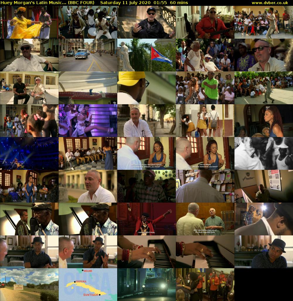 Huey Morgan's Latin Music... (BBC FOUR) Saturday 11 July 2020 01:55 - 02:55
