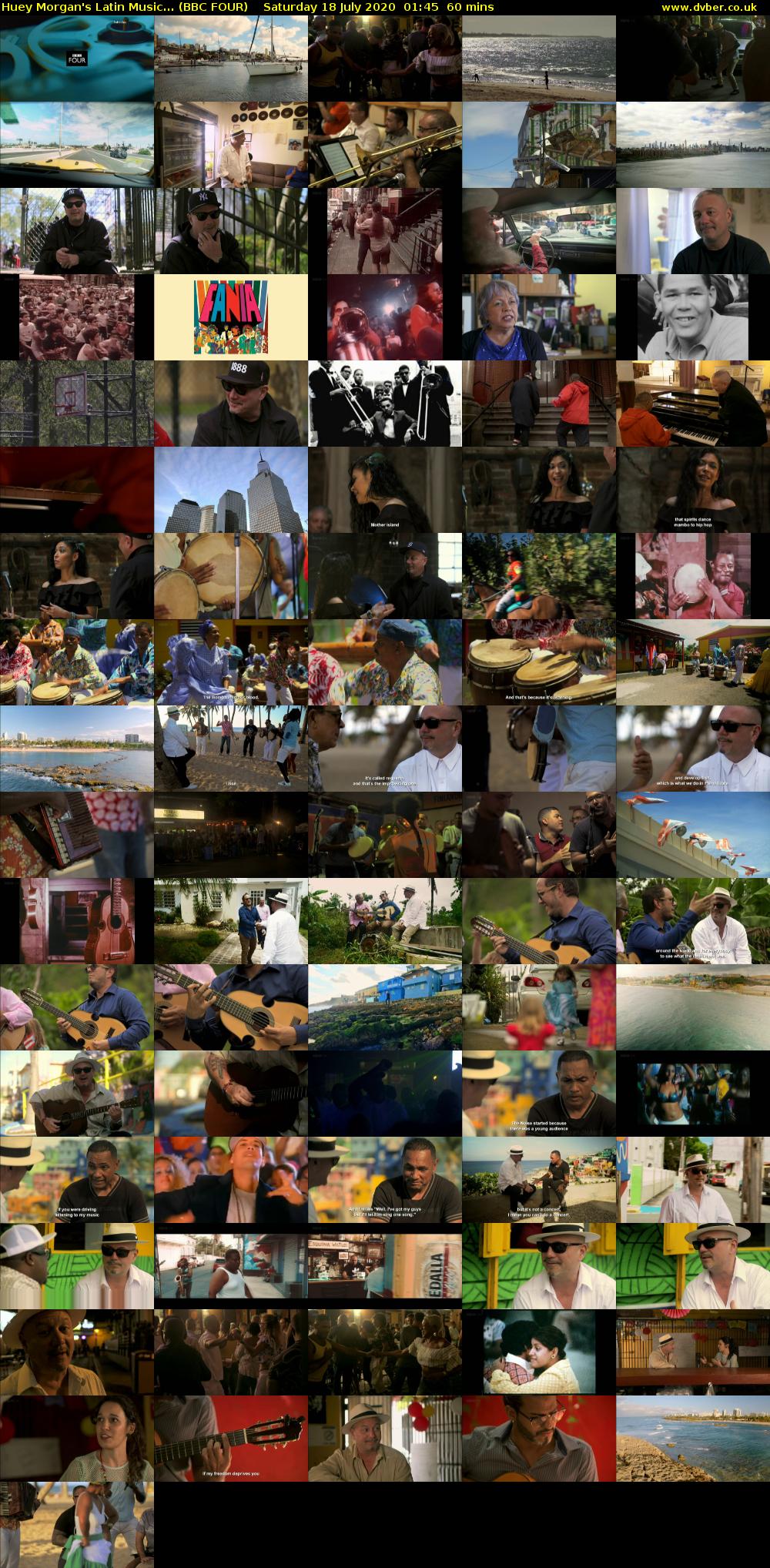 Huey Morgan's Latin Music... (BBC FOUR) Saturday 18 July 2020 01:45 - 02:45