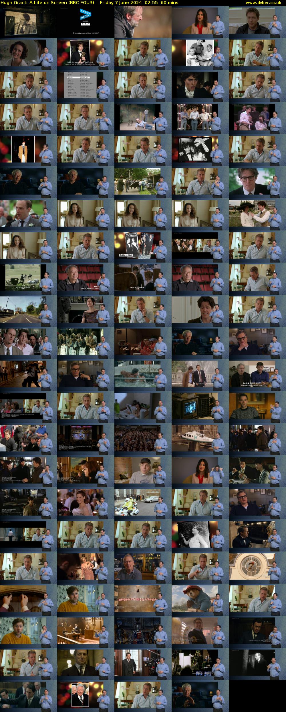 Hugh Grant: A Life on Screen (BBC FOUR) Friday 7 June 2024 02:55 - 03:55