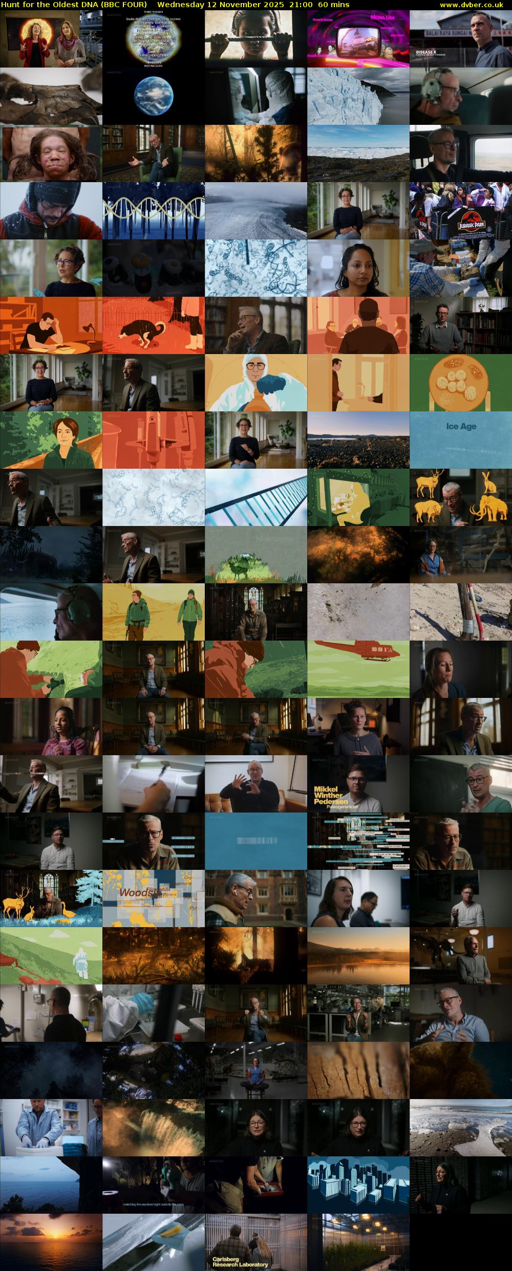 Hunt for the Oldest DNA (BBC FOUR) Wednesday 12 November 2025 21:00 - 22:00