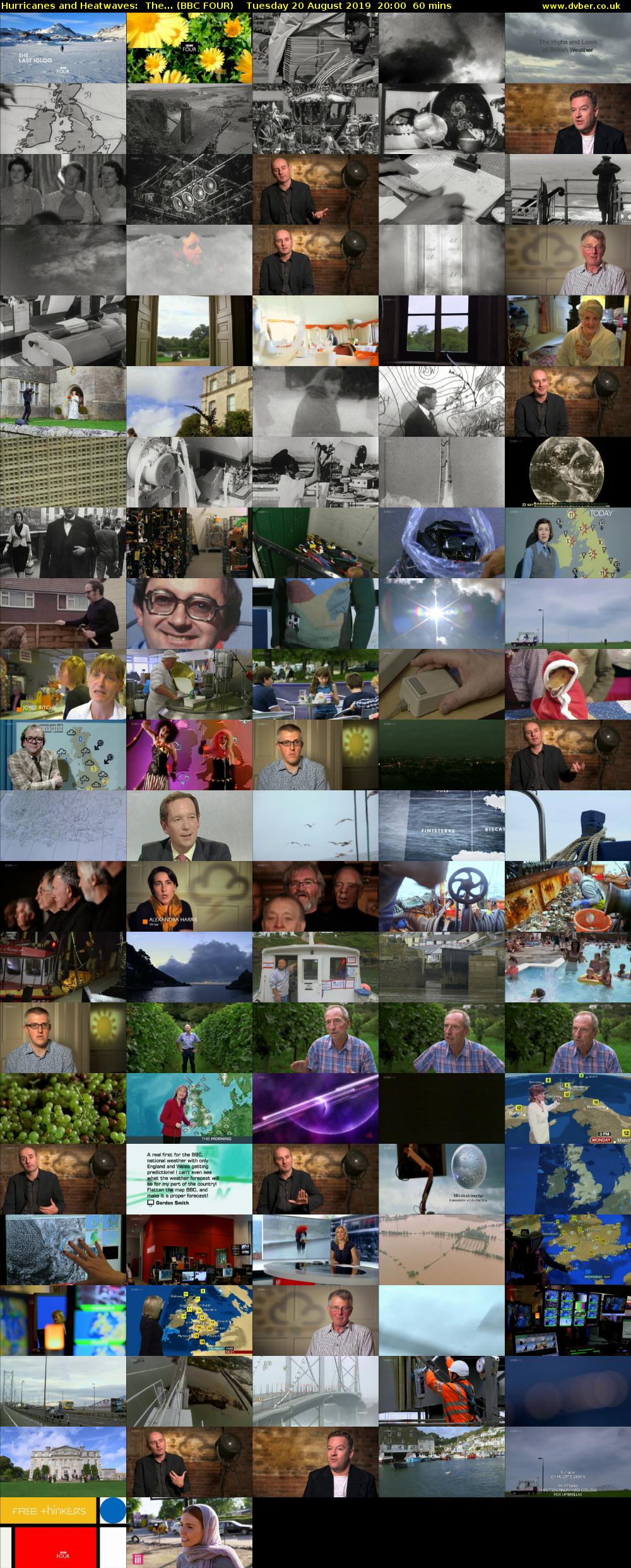 Hurricanes and Heatwaves:  The... (BBC FOUR) Tuesday 20 August 2019 20:00 - 21:00