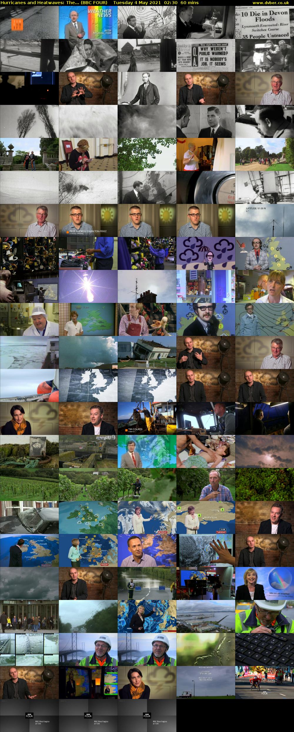 Hurricanes and Heatwaves: The... (BBC FOUR) Tuesday 4 May 2021 02:30 - 03:30