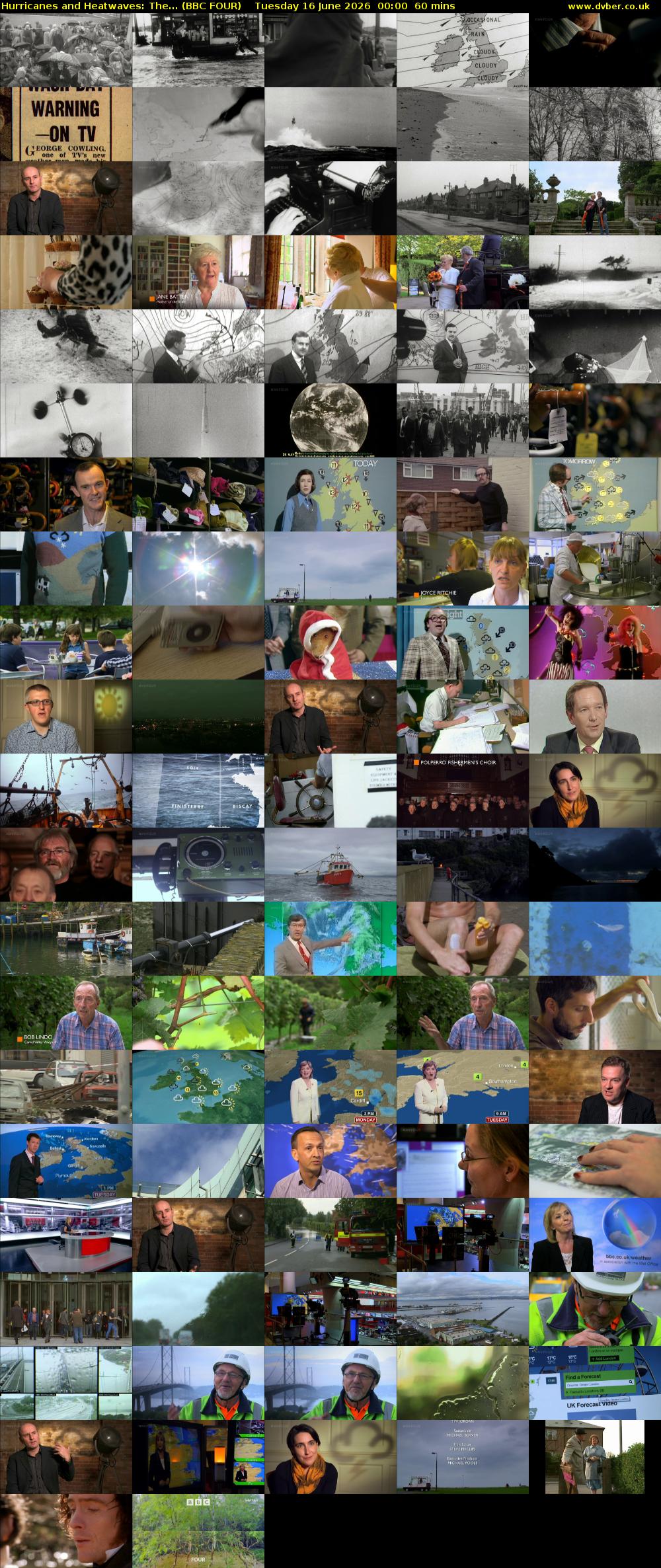 Hurricanes and Heatwaves: The... (BBC FOUR) Tuesday 16 June 2026 00:00 - 01:00