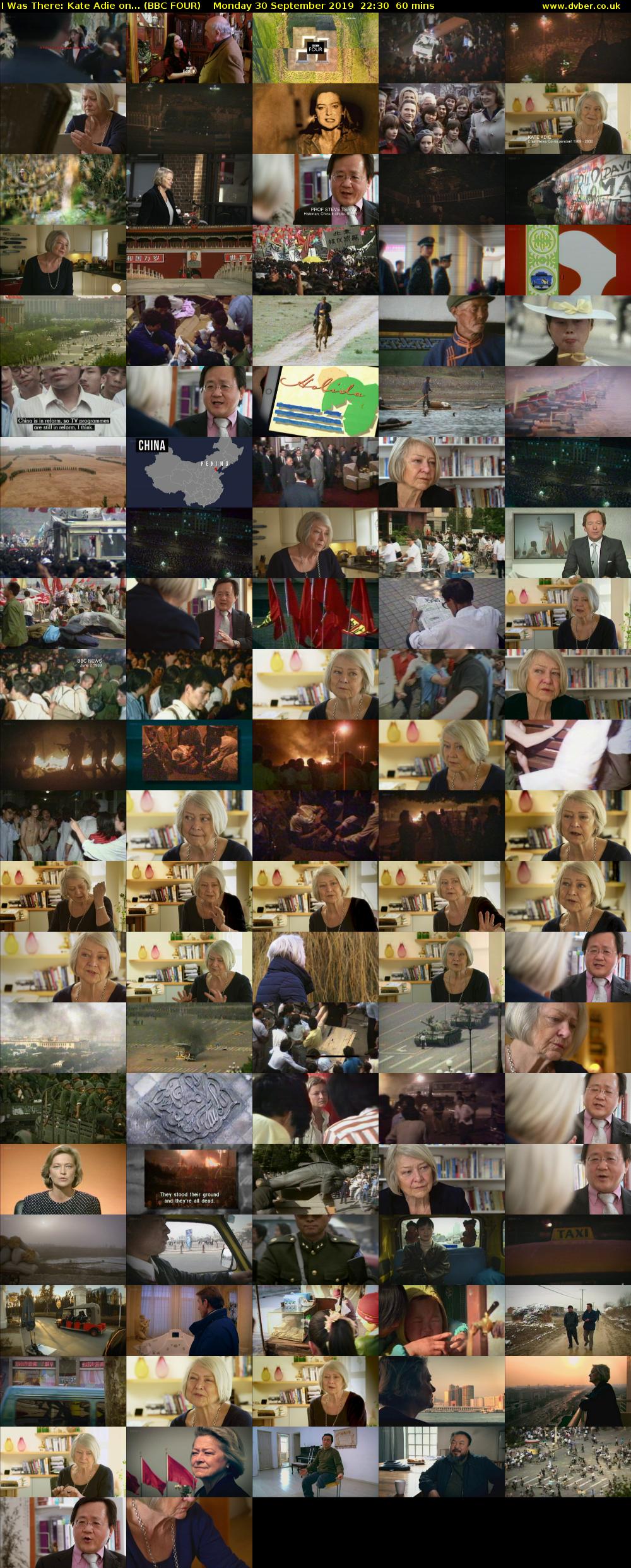 I Was There: Kate Adie on... (BBC FOUR) Monday 30 September 2019 22:30 - 23:30