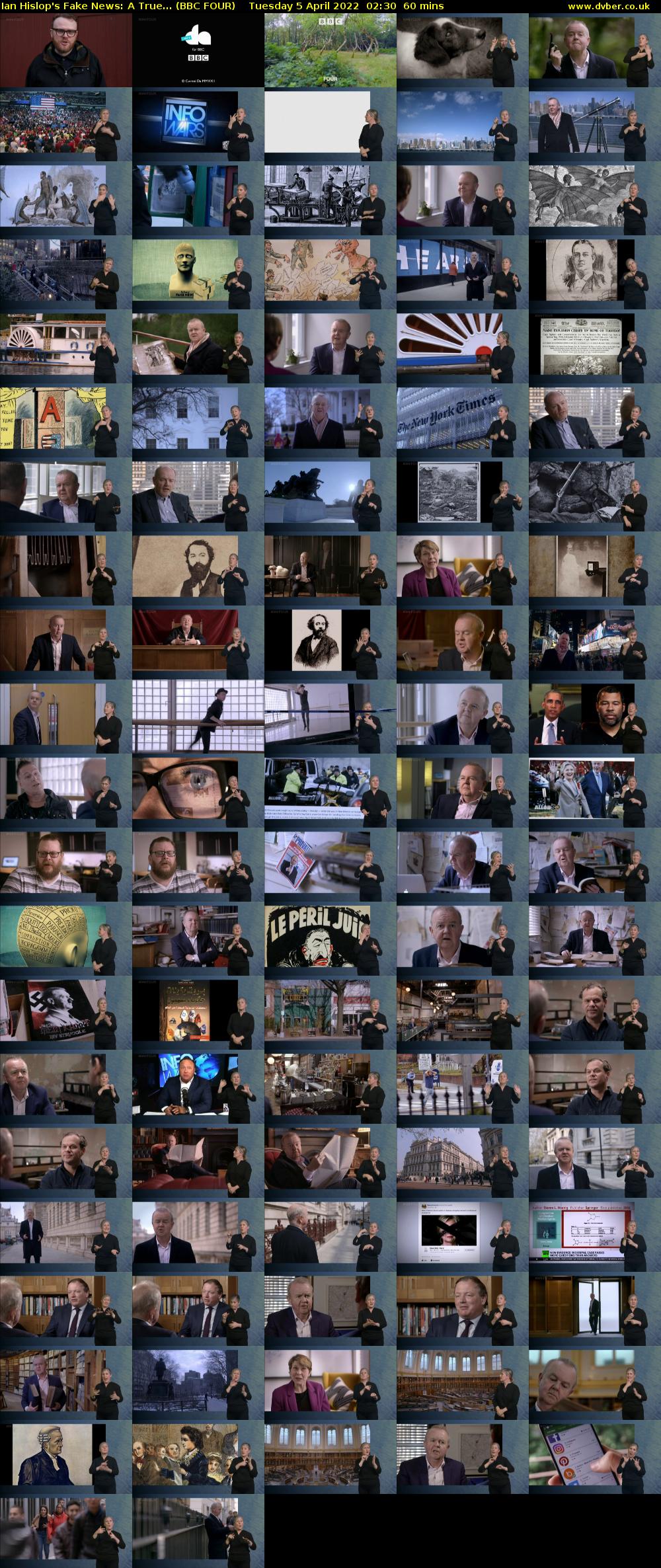 Ian Hislop's Fake News: A True... (BBC FOUR) Tuesday 5 April 2022 02:30 - 03:30