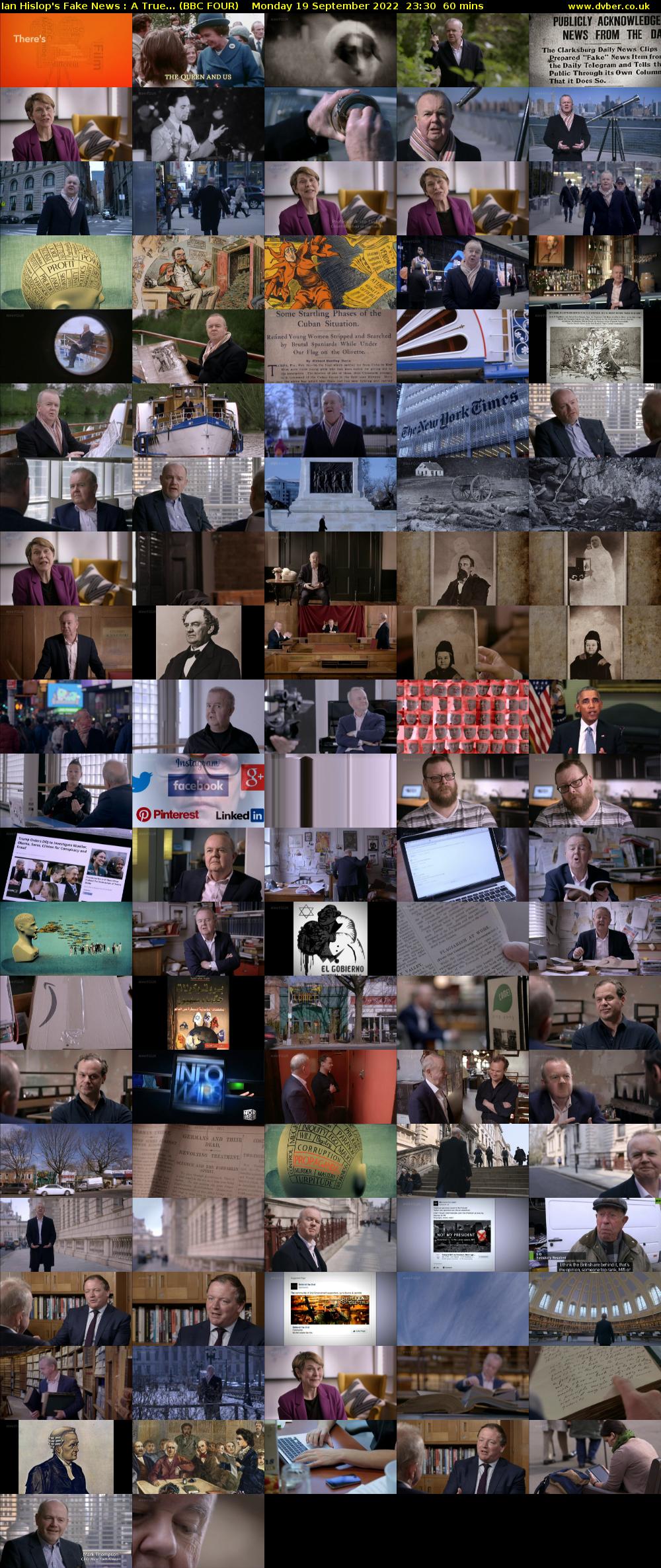 Ian Hislop's Fake News : A True... (BBC FOUR) Monday 19 September 2022 23:30 - 00:30