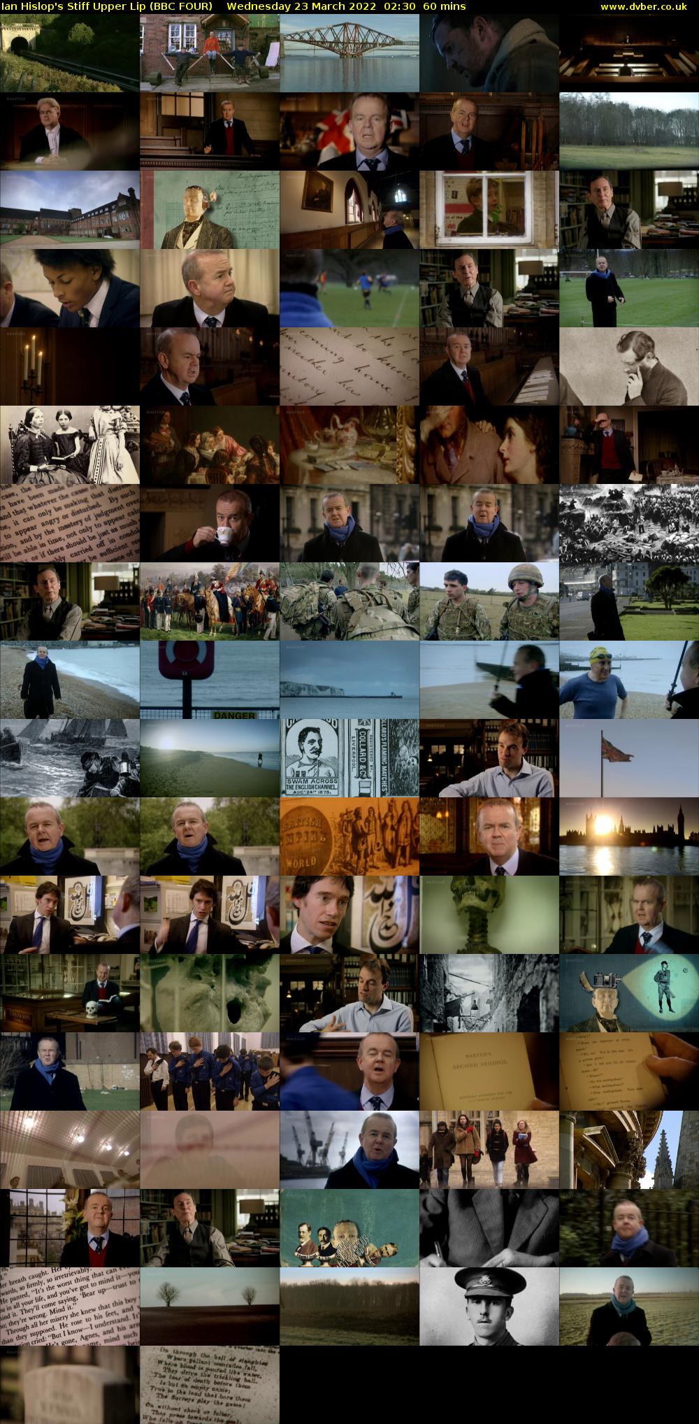 Ian Hislop's Stiff Upper Lip (BBC FOUR) Wednesday 23 March 2022 02:30 - 03:30