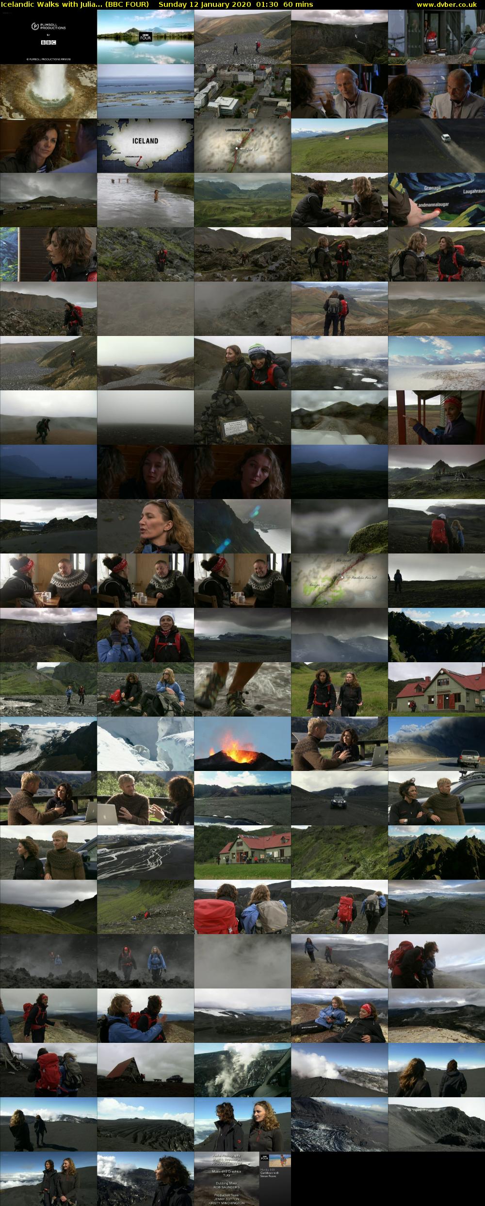 Icelandic Walks with Julia... (BBC FOUR) Sunday 12 January 2020 01:30 - 02:30