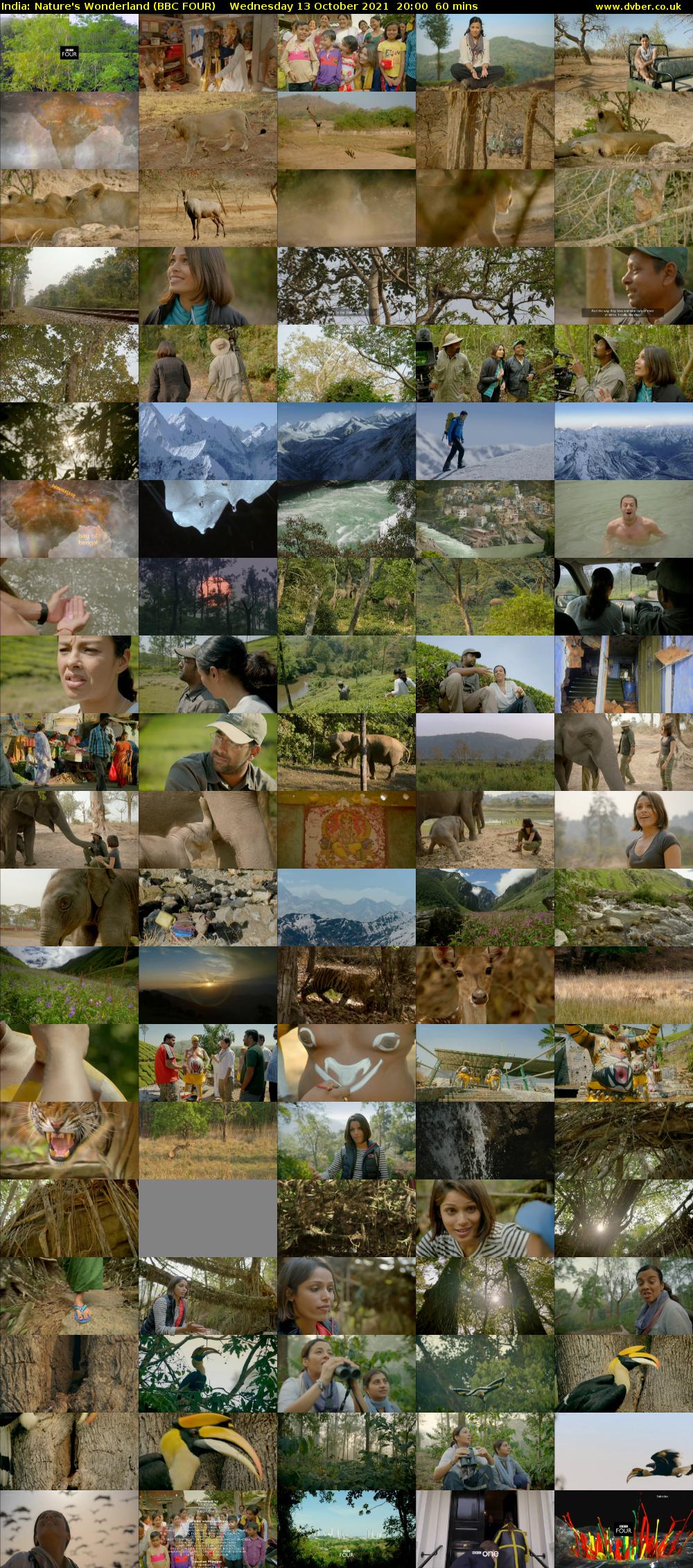 India: Nature's Wonderland (BBC FOUR) Wednesday 13 October 2021 20:00 - 21:00