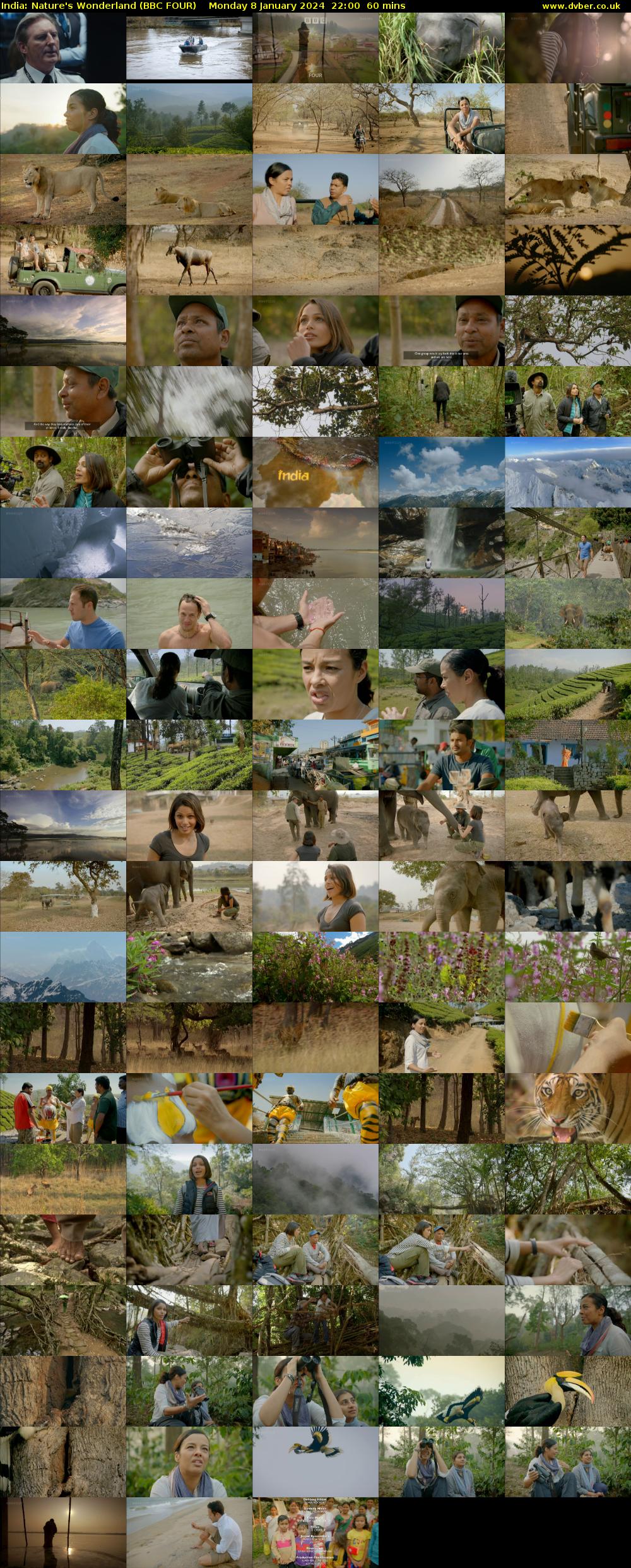 India: Nature's Wonderland (BBC FOUR) Monday 8 January 2024 22:00 - 23:00