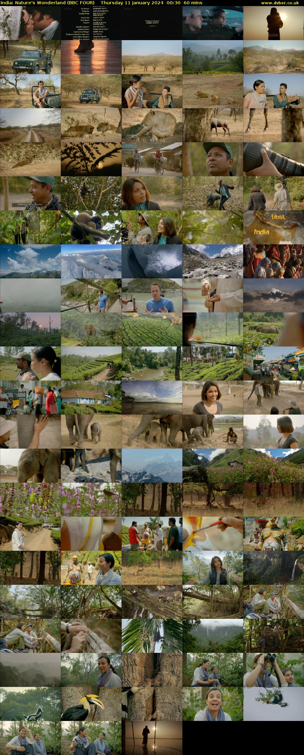 India: Nature's Wonderland (BBC FOUR) Thursday 11 January 2024 00:30 - 01:30