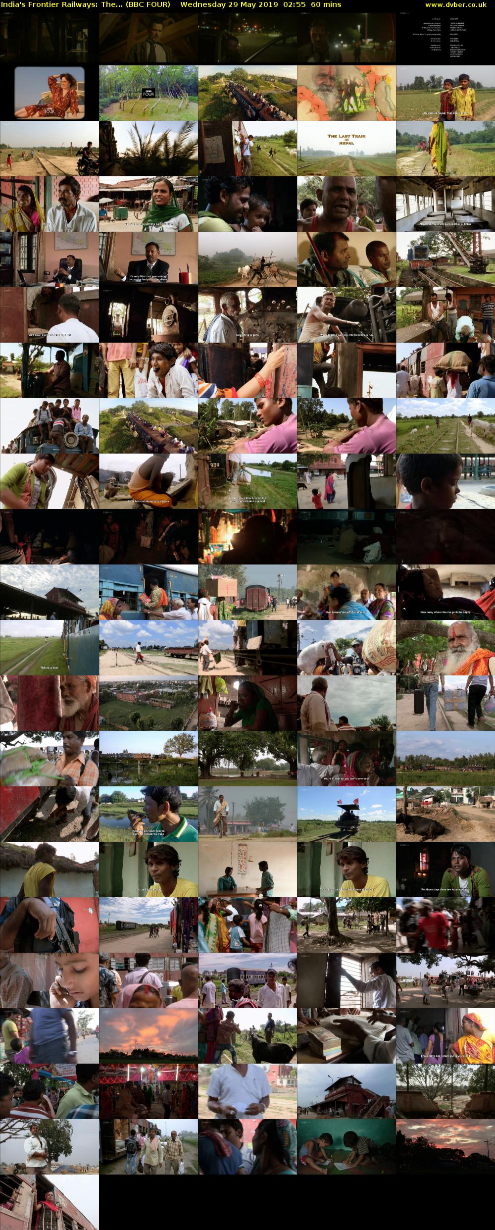 India's Frontier Railways: The... (BBC FOUR) Wednesday 29 May 2019 02:55 - 03:55