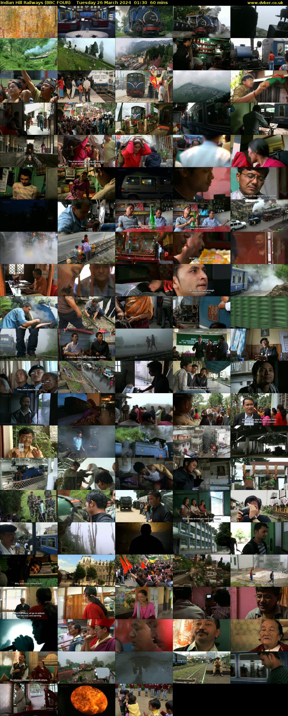 Indian Hill Railways (BBC FOUR) Tuesday 26 March 2024 01:30 - 02:30