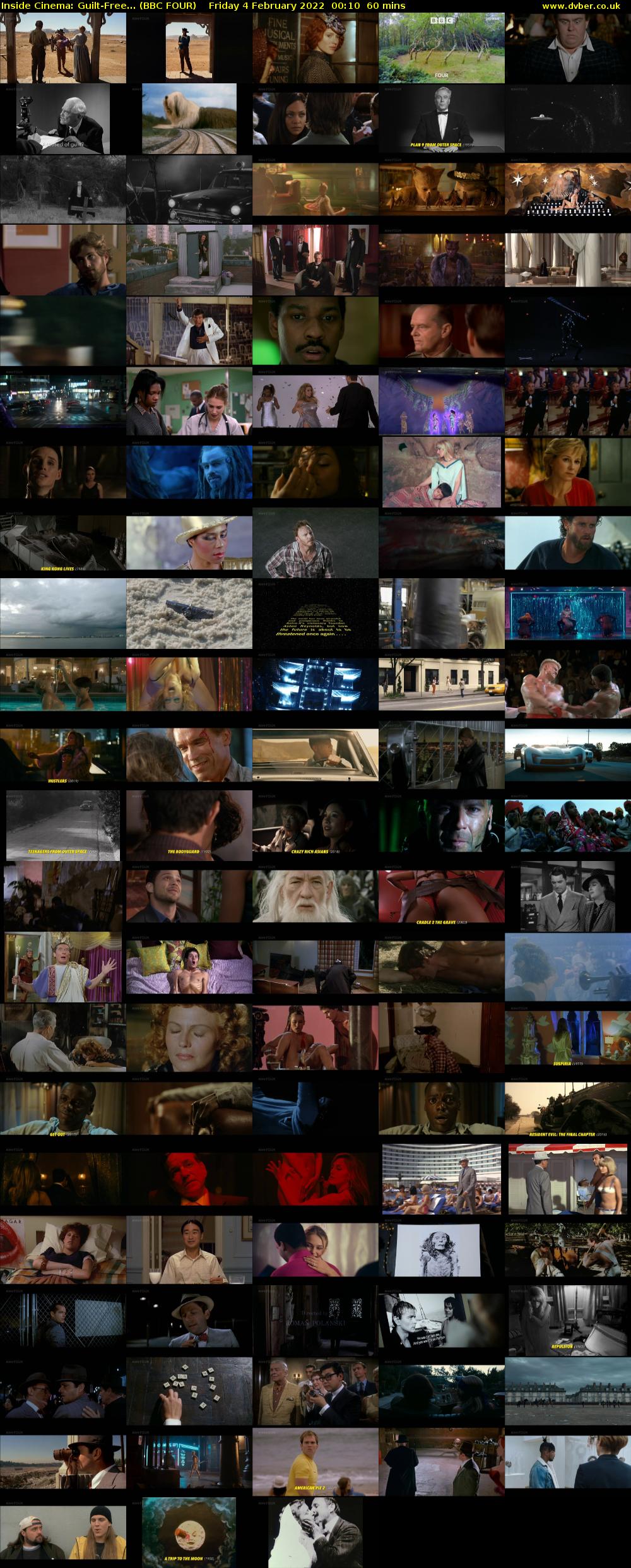 Inside Cinema: Guilt-Free... (BBC FOUR) Friday 4 February 2022 00:10 - 01:10