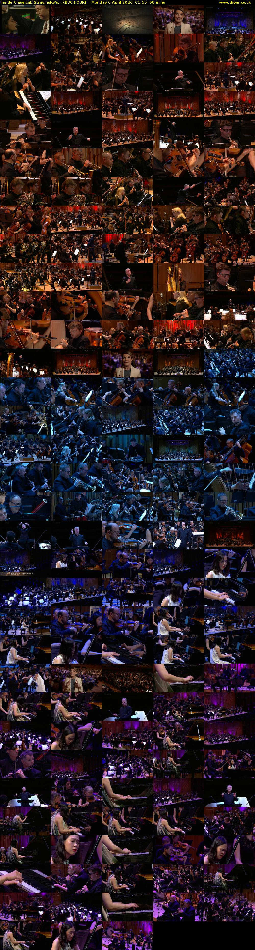 Inside Classical: Stravinsky's... (BBC FOUR) Monday 6 April 2026 01:55 - 03:25