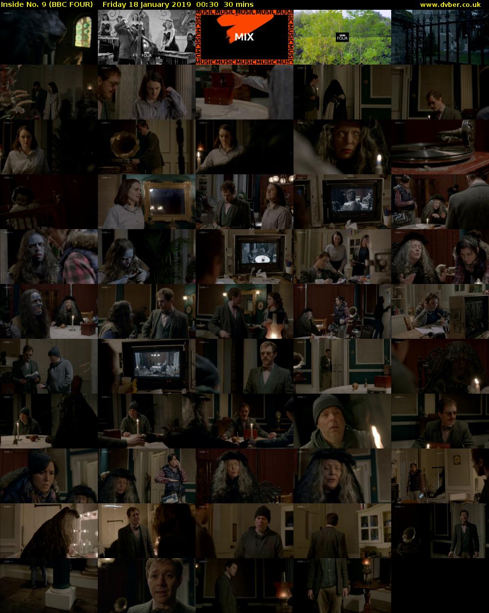 Inside No. 9 (BBC FOUR) Friday 18 January 2019 00:30 - 01:00