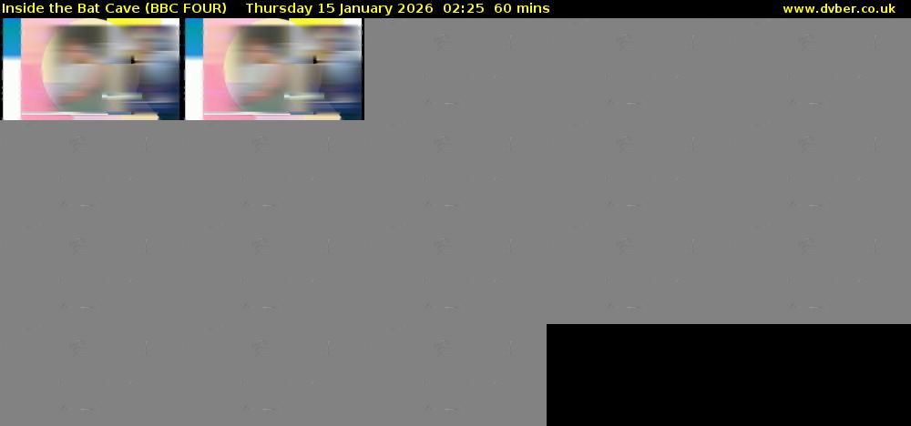 Inside the Bat Cave (BBC FOUR) Thursday 15 January 2026 02:25 - 03:25