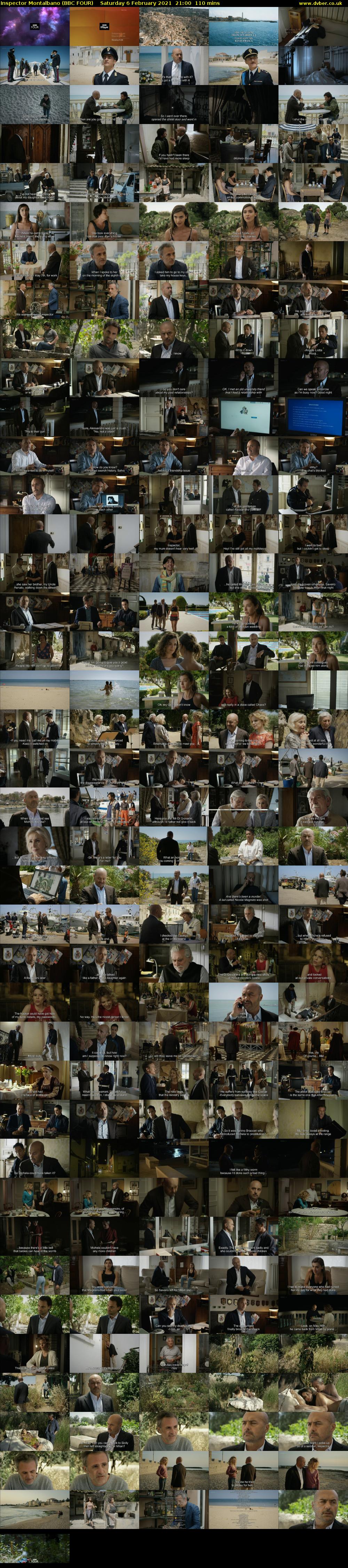 Inspector Montalbano (BBC FOUR) Saturday 6 February 2021 21:00 - 22:50