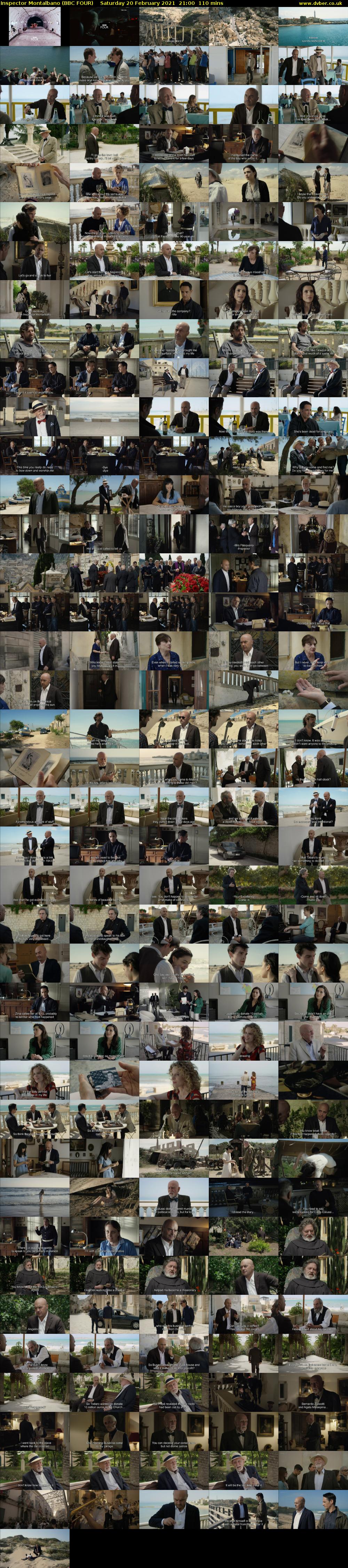 Inspector Montalbano (BBC FOUR) Saturday 20 February 2021 21:00 - 22:50