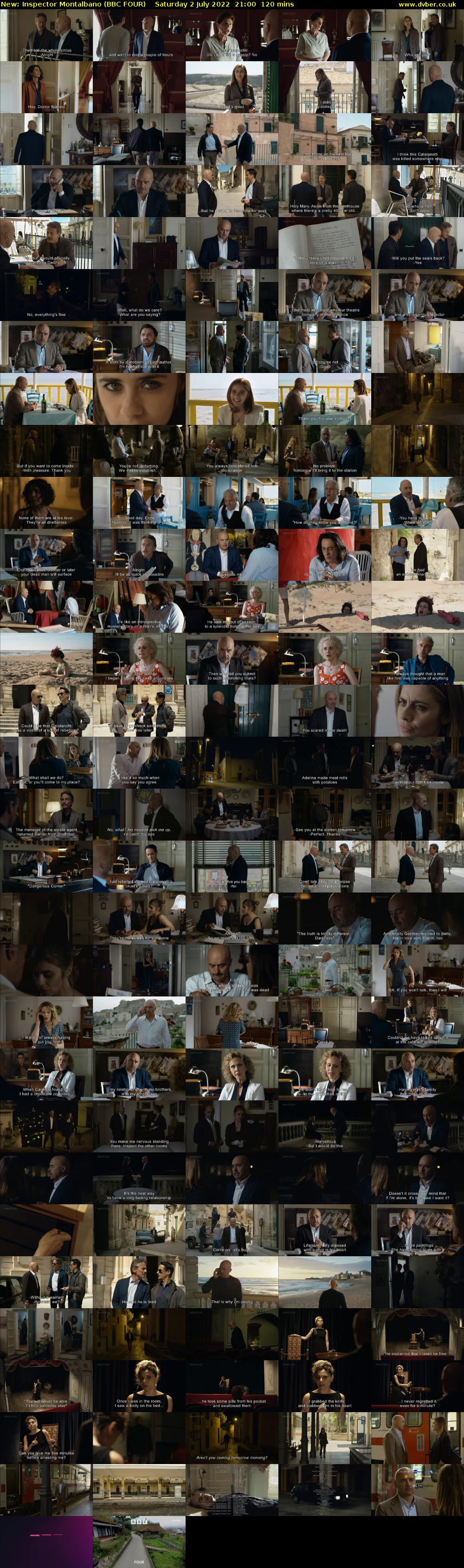 Inspector Montalbano (BBC FOUR) Saturday 2 July 2022 21:00 - 23:00