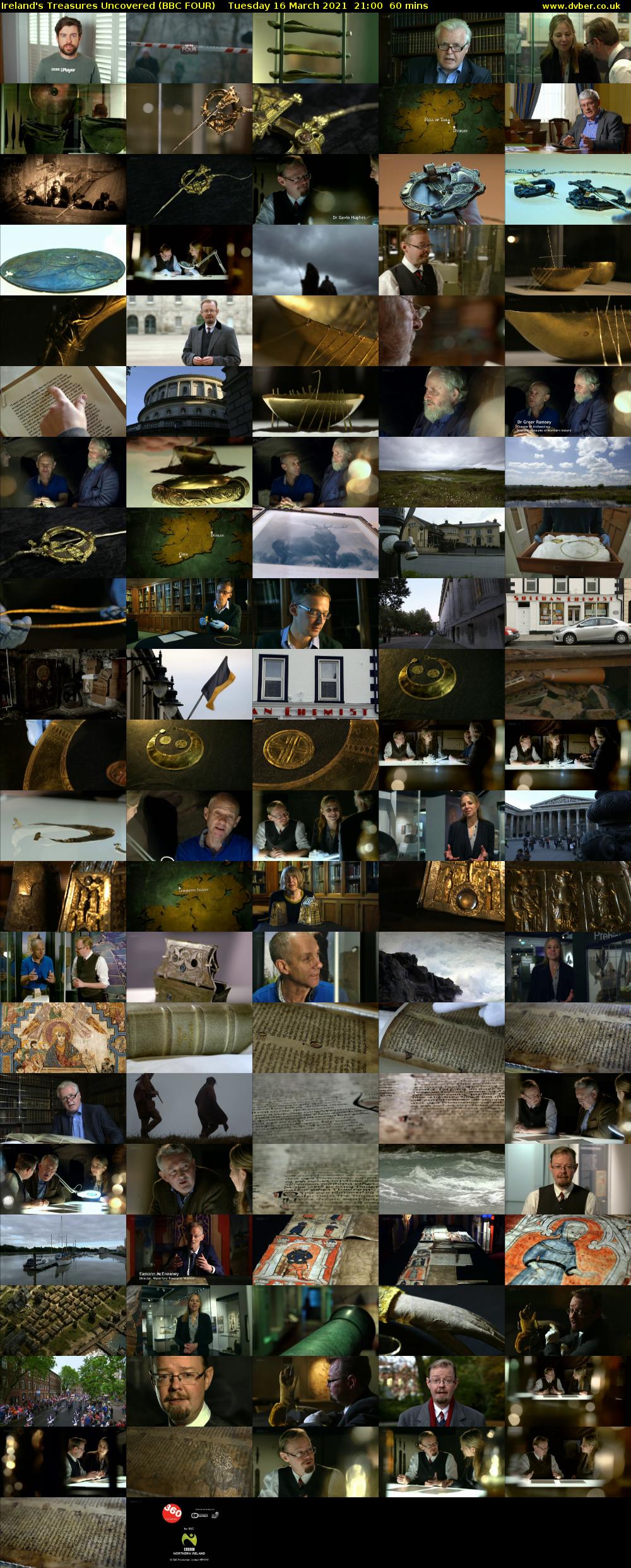 Ireland's Treasures Uncovered (BBC FOUR) Tuesday 16 March 2021 21:00 - 22:00