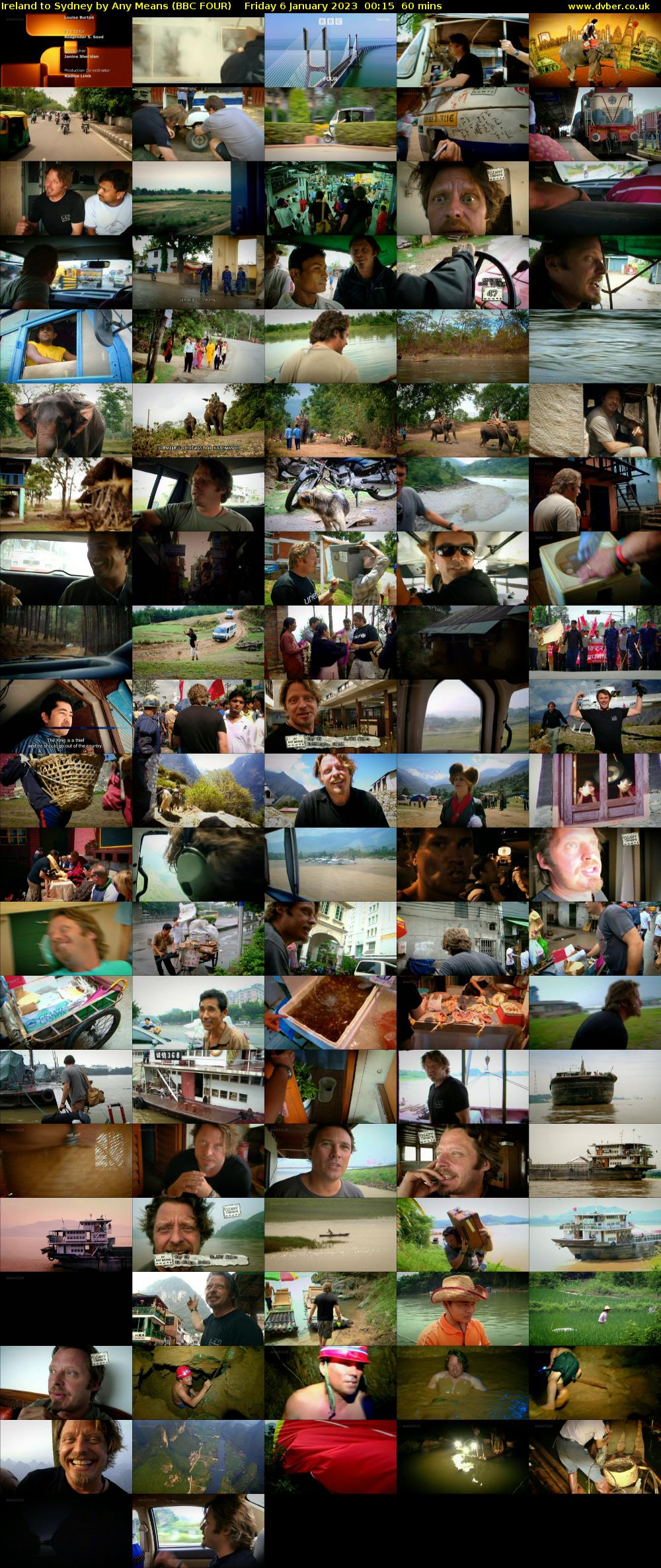 Ireland to Sydney By Any Means (BBC FOUR) Friday 6 January 2023 00:15 - 01:15