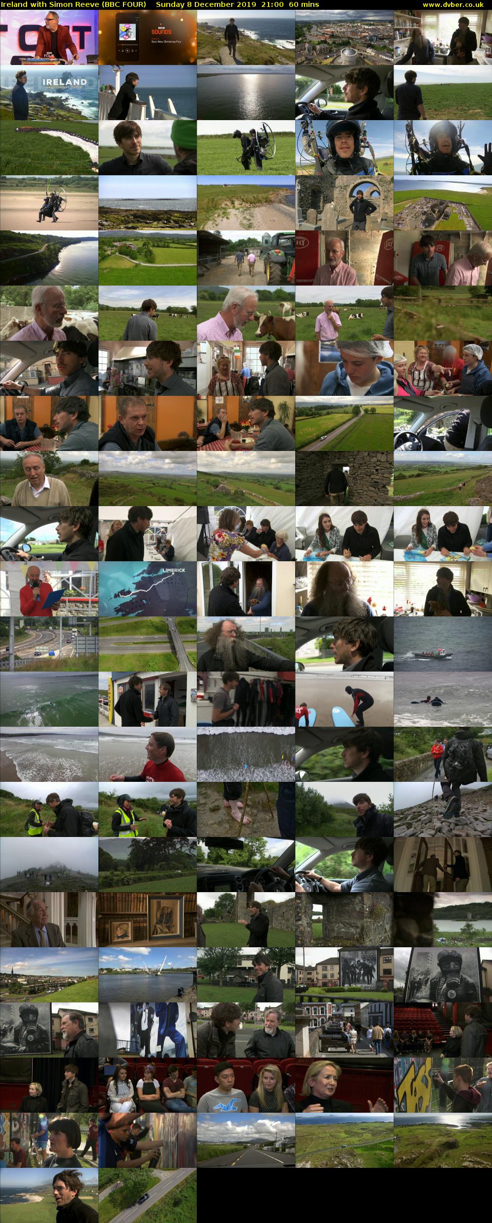 Ireland with Simon Reeve (BBC FOUR) Sunday 8 December 2019 21:00 - 22:00