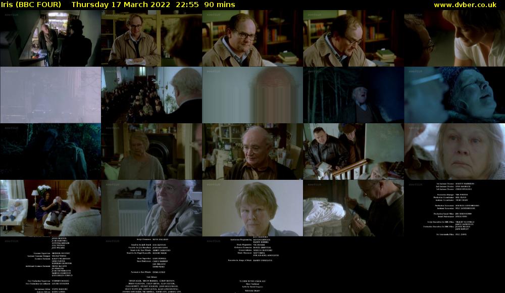 Iris (BBC FOUR) Thursday 17 March 2022 22:55 - 00:25