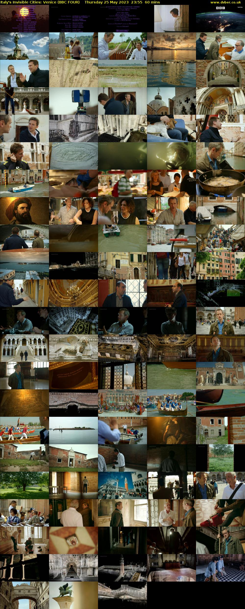 Italy's Invisible Cities: Venice (BBC FOUR) Thursday 25 May 2023 23:55 - 00:55