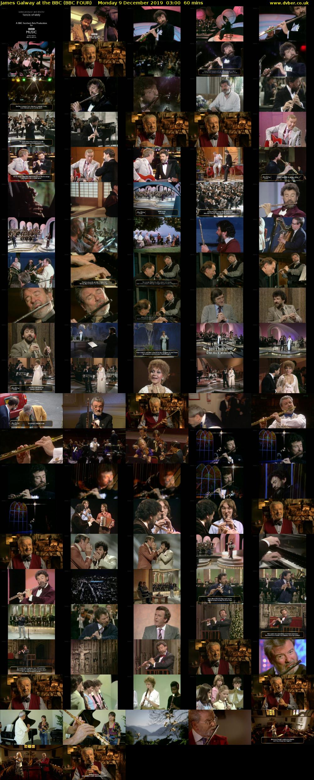 James Galway at the BBC (BBC FOUR) Monday 9 December 2019 03:00 - 04:00