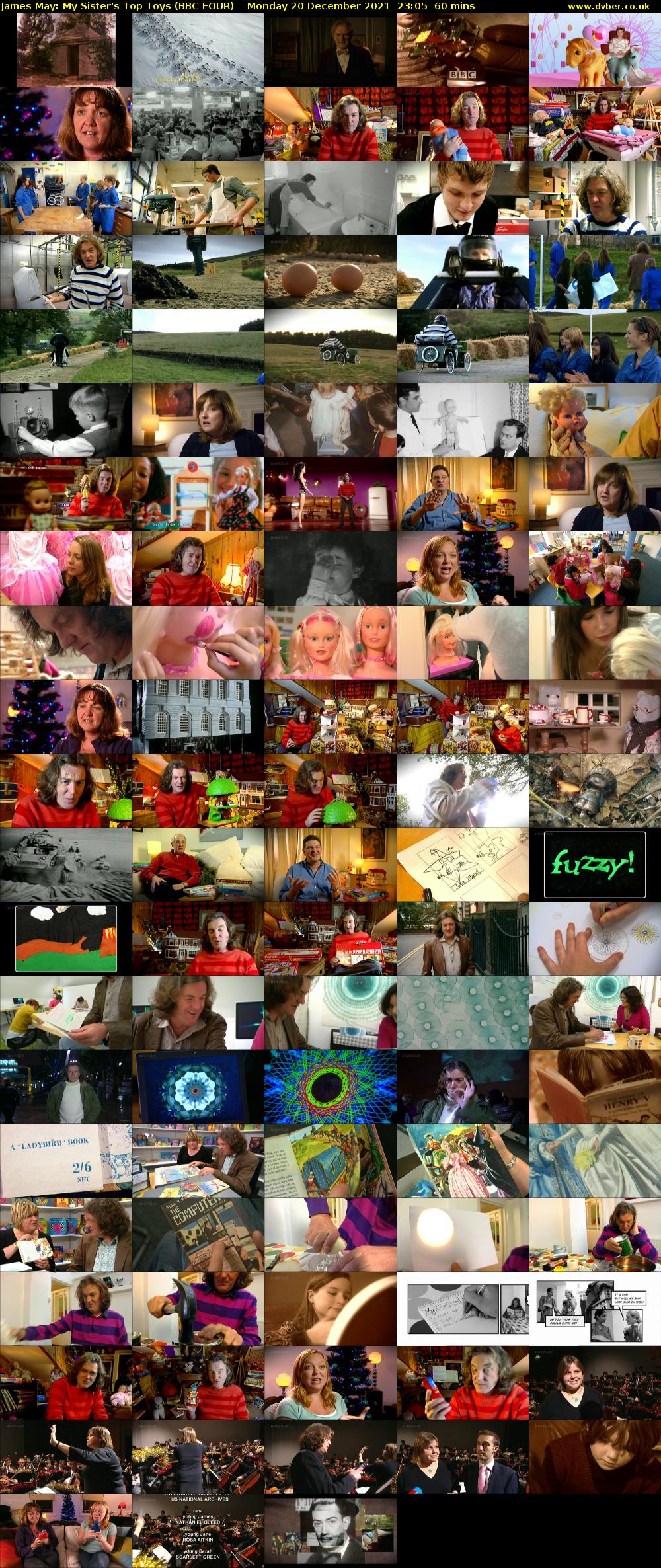 James May: My Sister's Top Toys (BBC FOUR) Monday 20 December 2021 23:05 - 00:05
