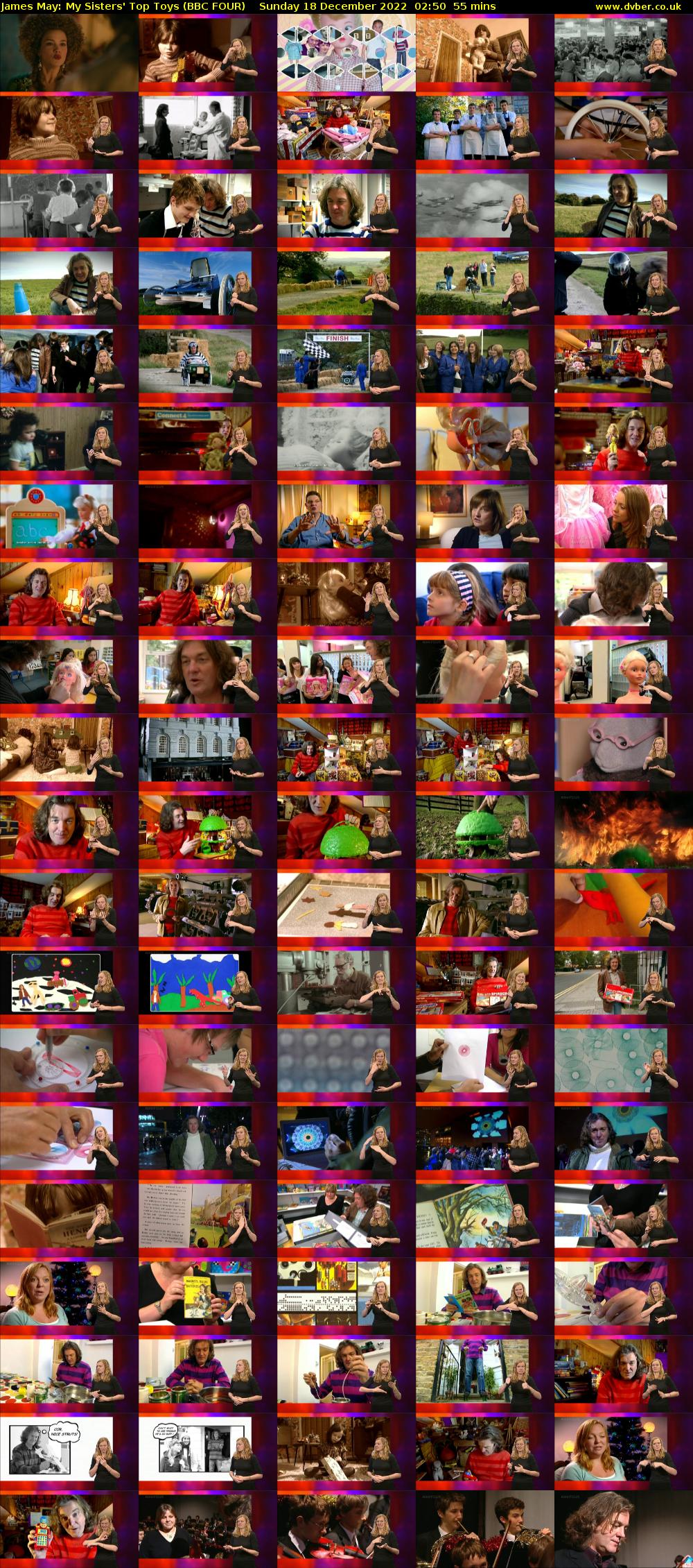 James May: My Sisters' Top Toys (BBC FOUR) Sunday 18 December 2022 02:50 - 03:45