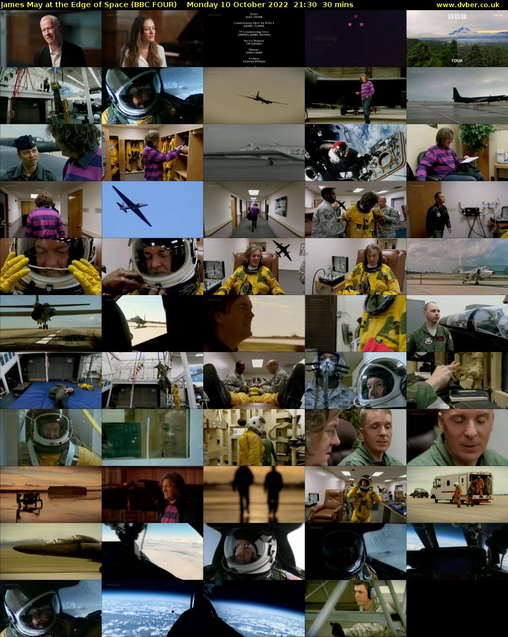 James May at the Edge of Space (BBC FOUR) Monday 10 October 2022 21:30 - 22:00
